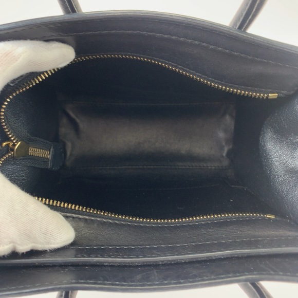 Celine Celine Luggage Nano Leather Suede Handbag Leather Handbag - Picture 9 of 10